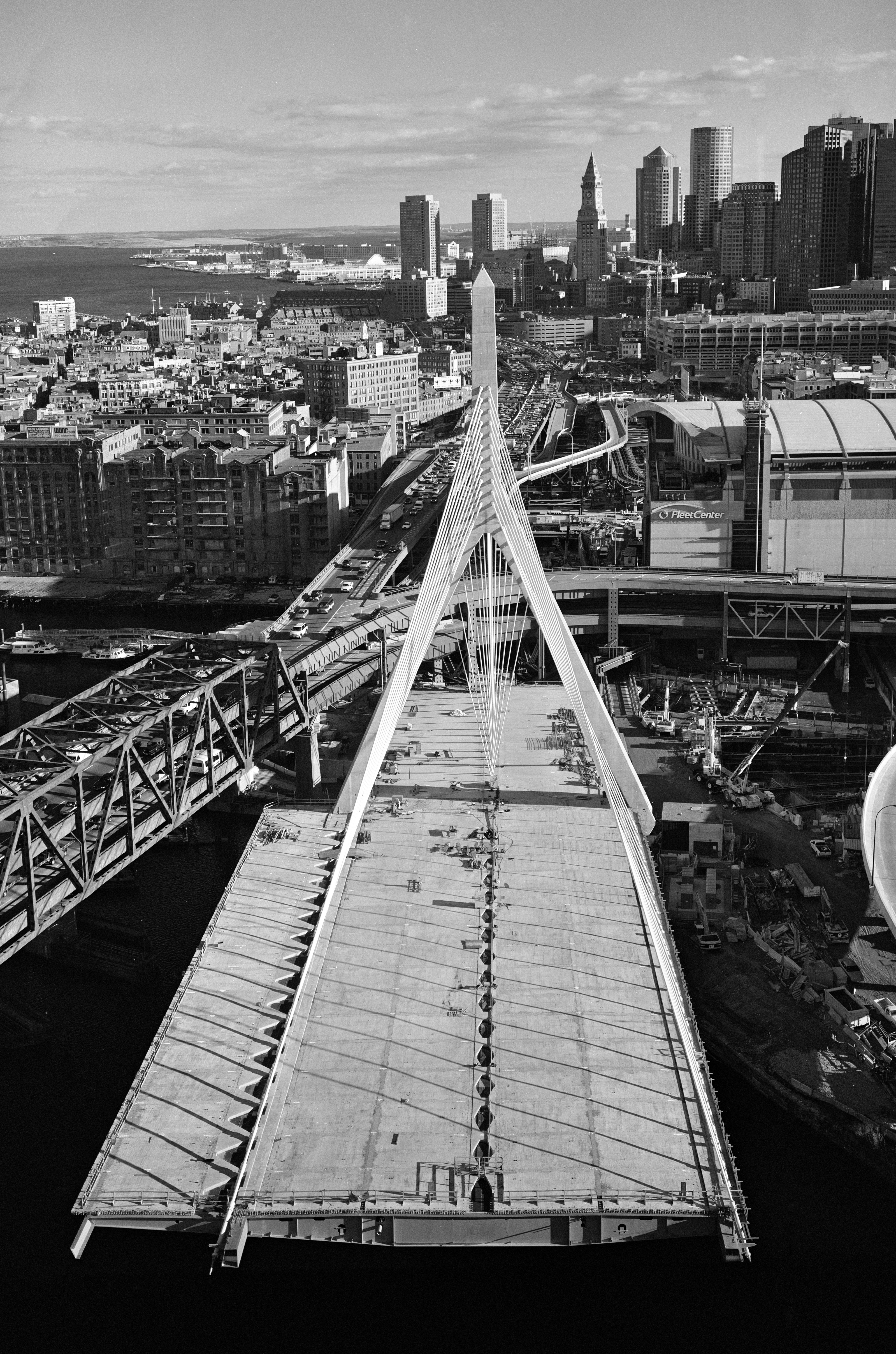 Zakim Bridge: from the North Tower